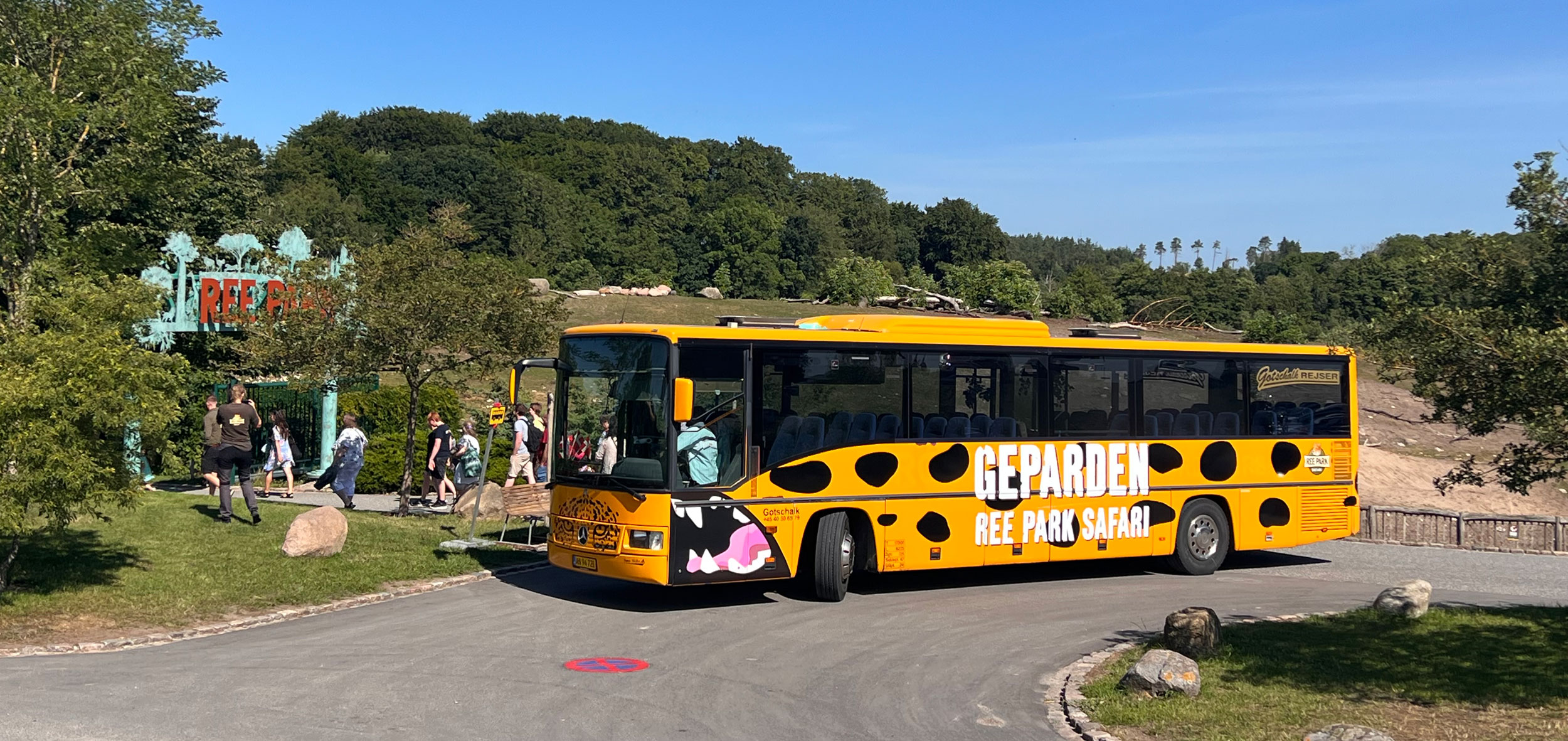 Bus med GEPARDEN. Aarhus – Ree Park tur/retur