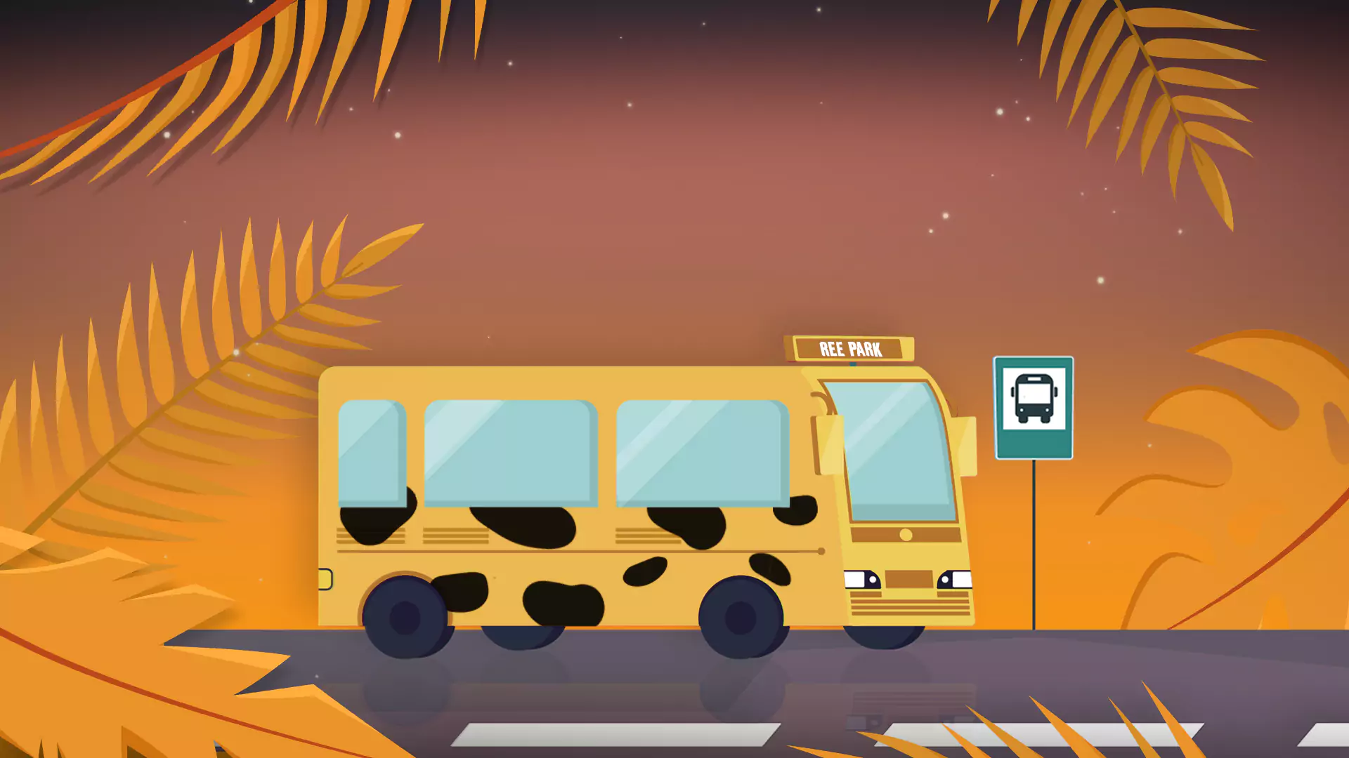 Bus med GEPARDEN. Aarhus – Ree Park tur/retur