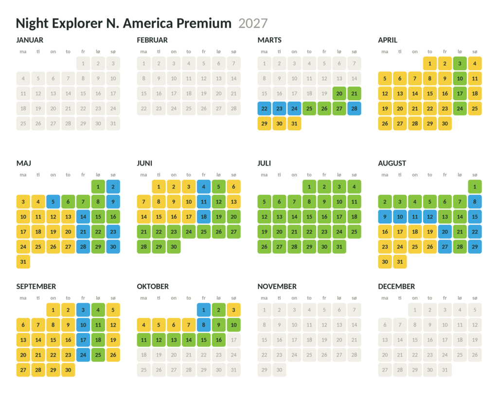 Night Explorer N. America Premium